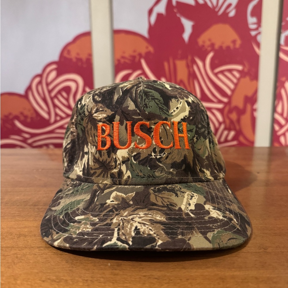 Camouflage Busch Beer Hunting Hat